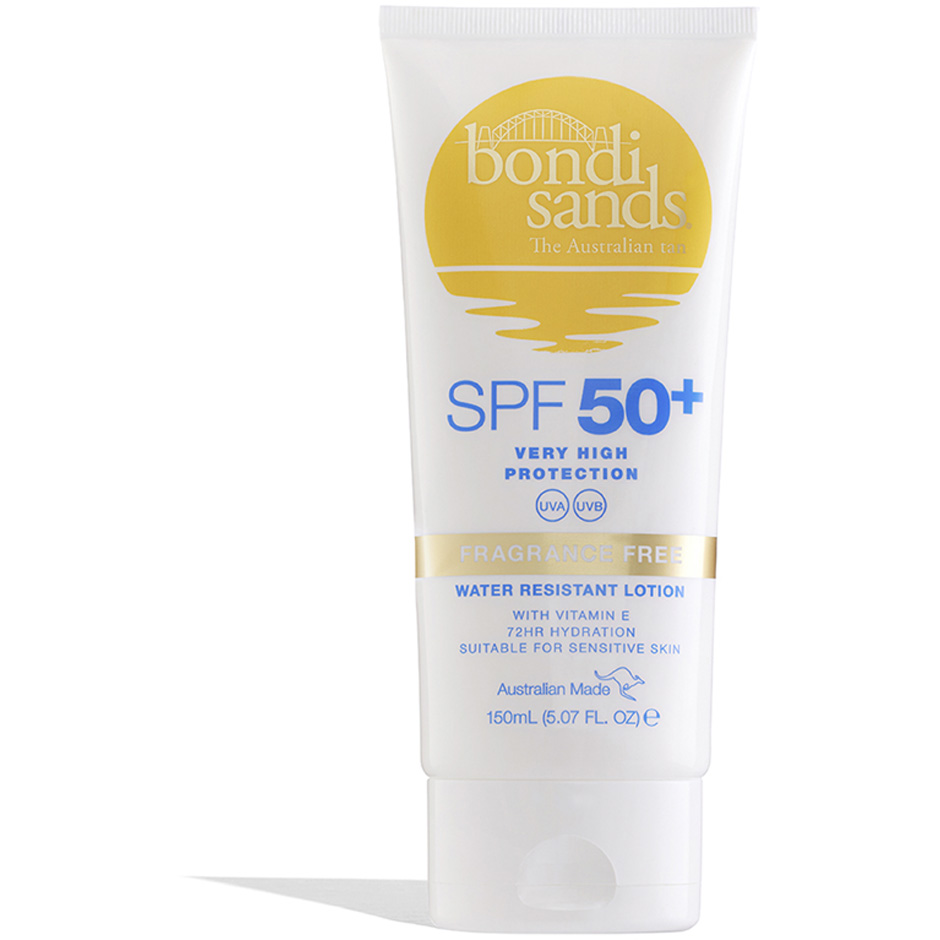 Bondi Sands SPF50+ Fragrance Free Body Suncreen Lotion 150 ml Hudpleie - Solprodukter - Solkrem - Solbeskyttelse til kropp