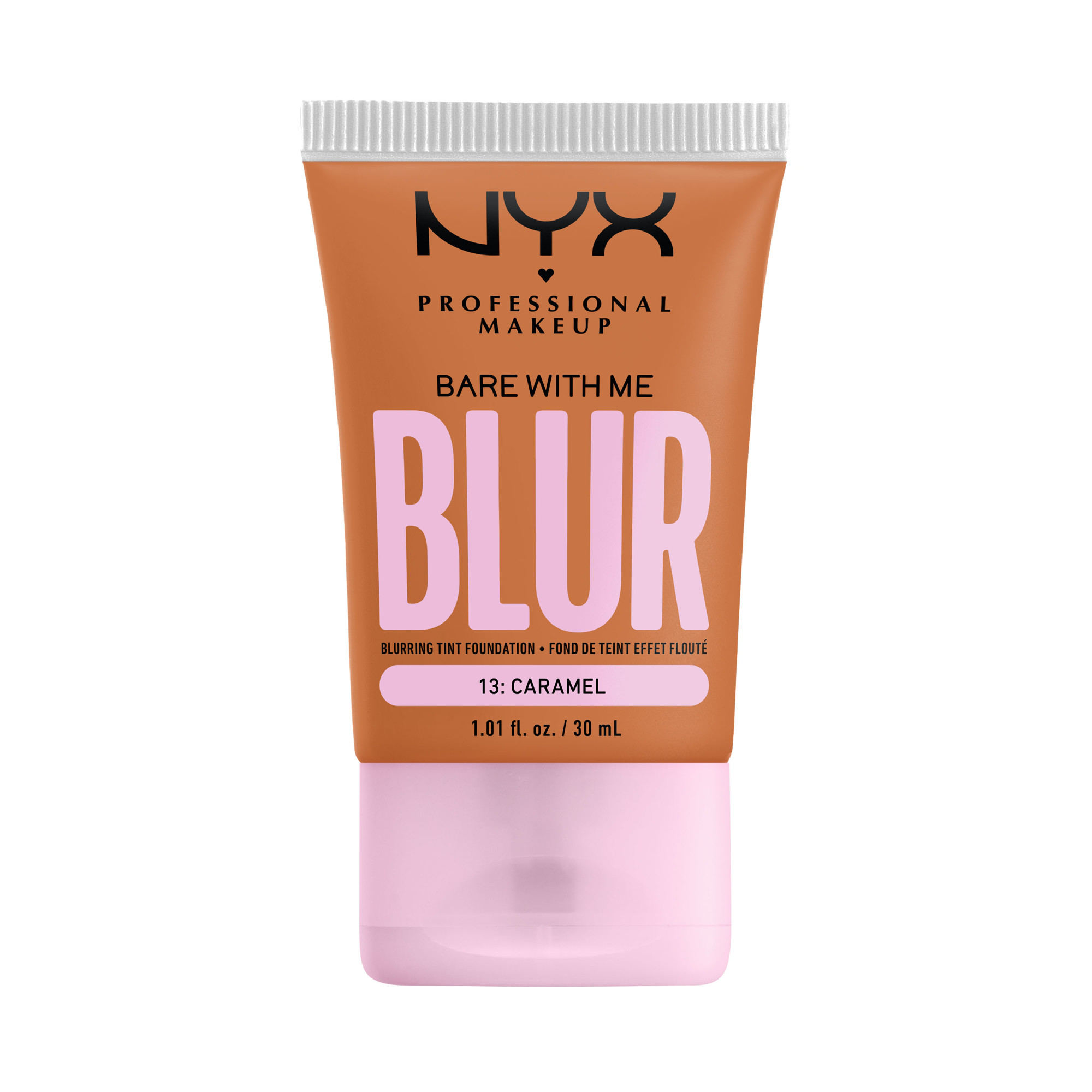 NYX Professional Makeup Bare With Me Blur Tint Foundation CARAMEL 13 - 30 ml Sminke - Ansikt - Foundation
