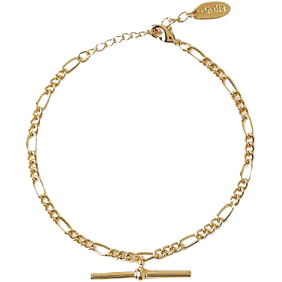 Orelia T-Bar Chunky Fiagaro Bracelet Pale Gold Accessories - Smykker - Armbånd