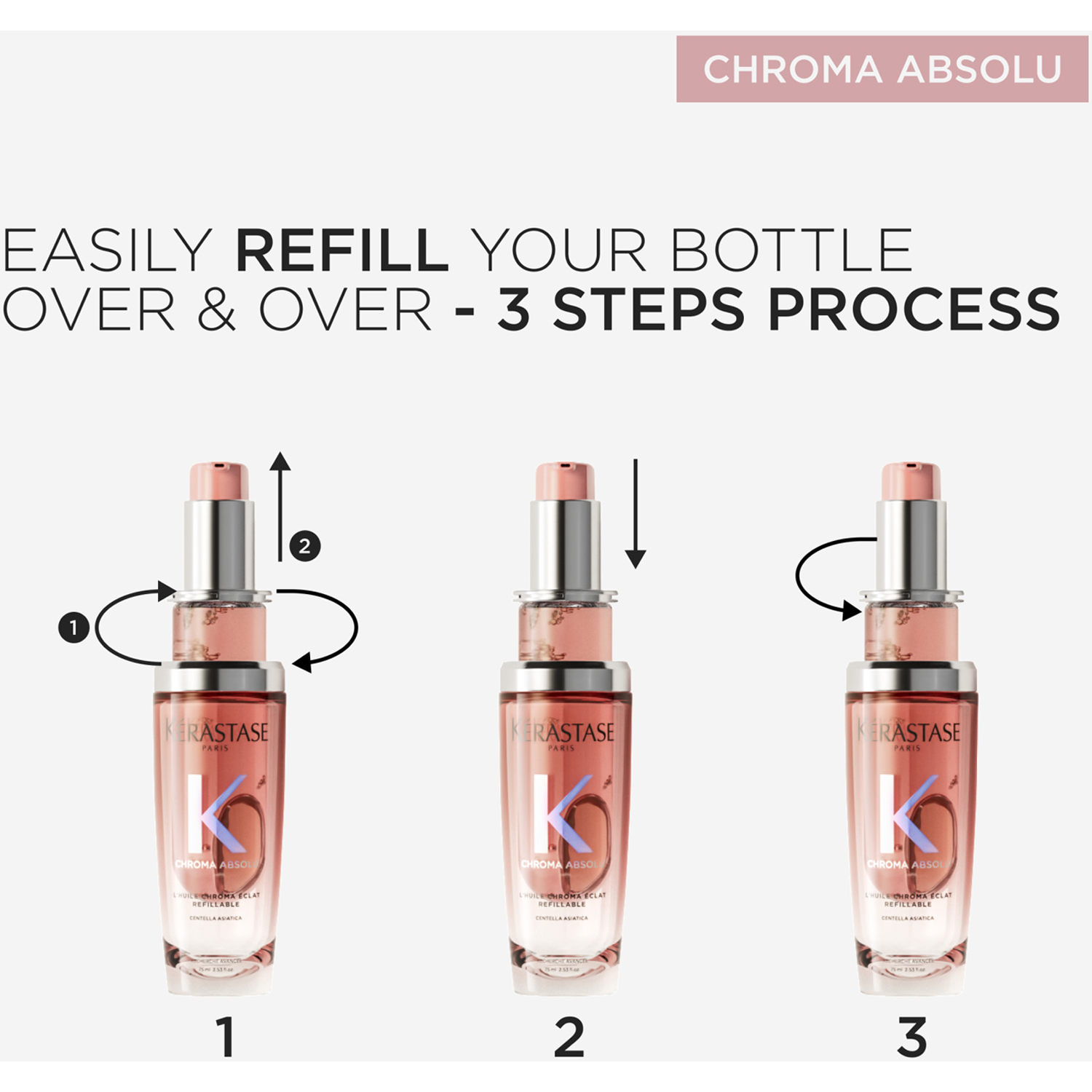 Chroma Éclat Refillable Hair Oil