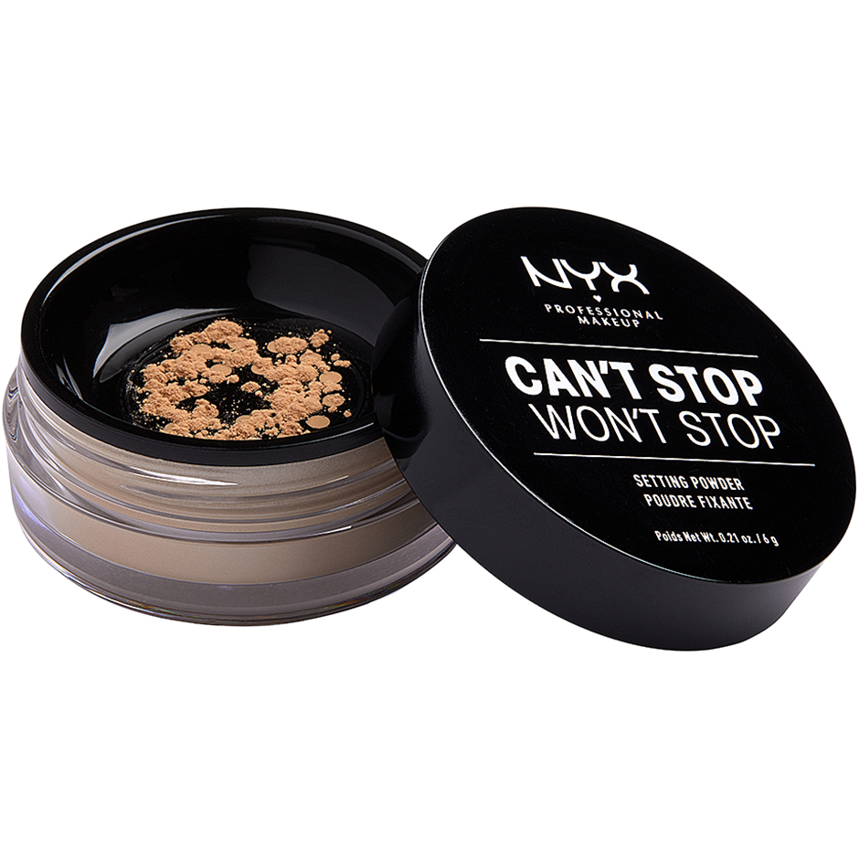 NYX Professional Makeup Can't Stop Won't Stop Setting Powder Medium - 6 g Sminke - Ansikt - Pudder