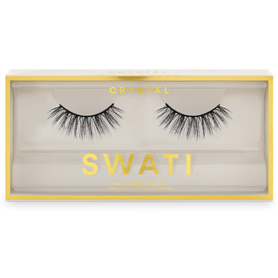 SWATI Cosmetics Faux Mink Lashes Crystal Black