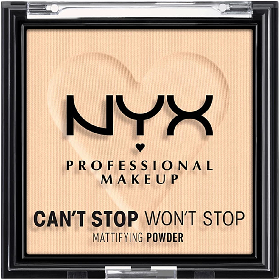 NYX Professional Makeup Can’t Stop Won’t Stop Mattifying Powder Light - 6 g Sminke - Ansikt - Pudder