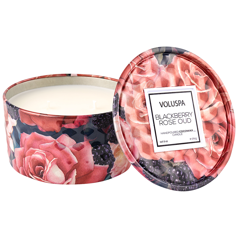 Embossed Mini Tin Candle