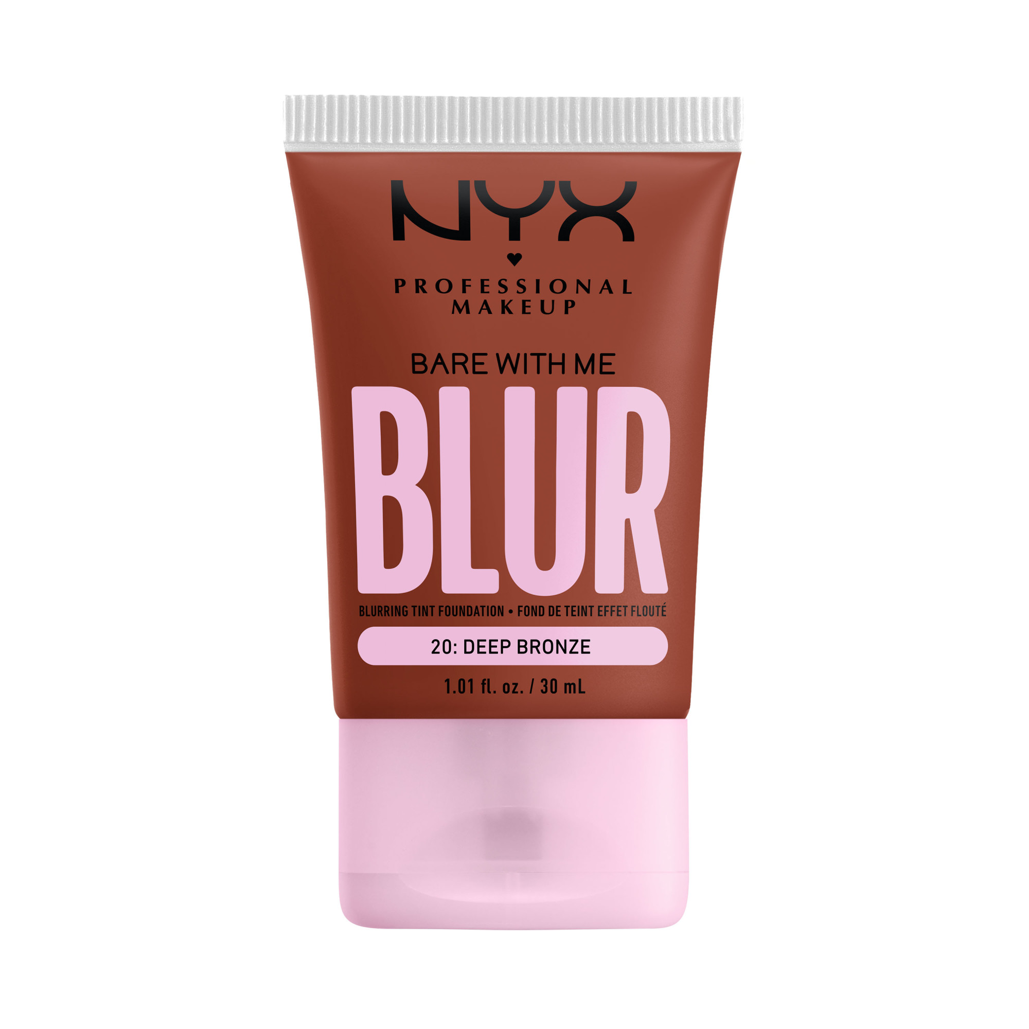 NYX Professional Makeup Bare With Me Blur Tint Foundation Deep Bronze - Deep Rich with a Cool Undertone 20 - 30 ml Sminke - Ansikt - Foundation