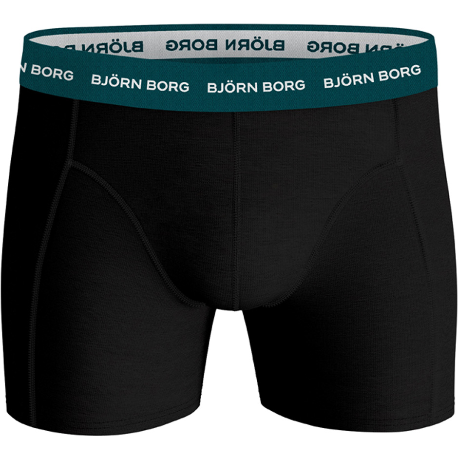 Cotton Stretch Boxer 7p Multipack Black/Green