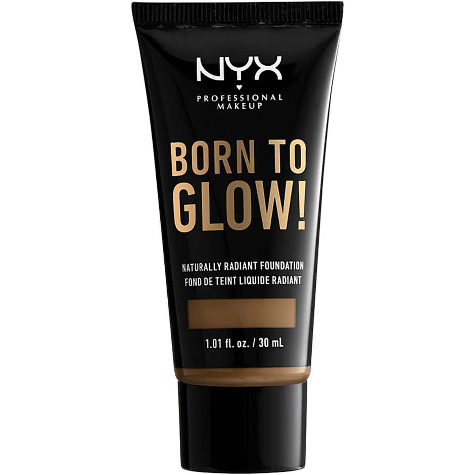 NYX Professional Makeup Born To Glow Naturally Radiant Foundation Sienna - 30 ml Sminke - Ansikt - Foundation