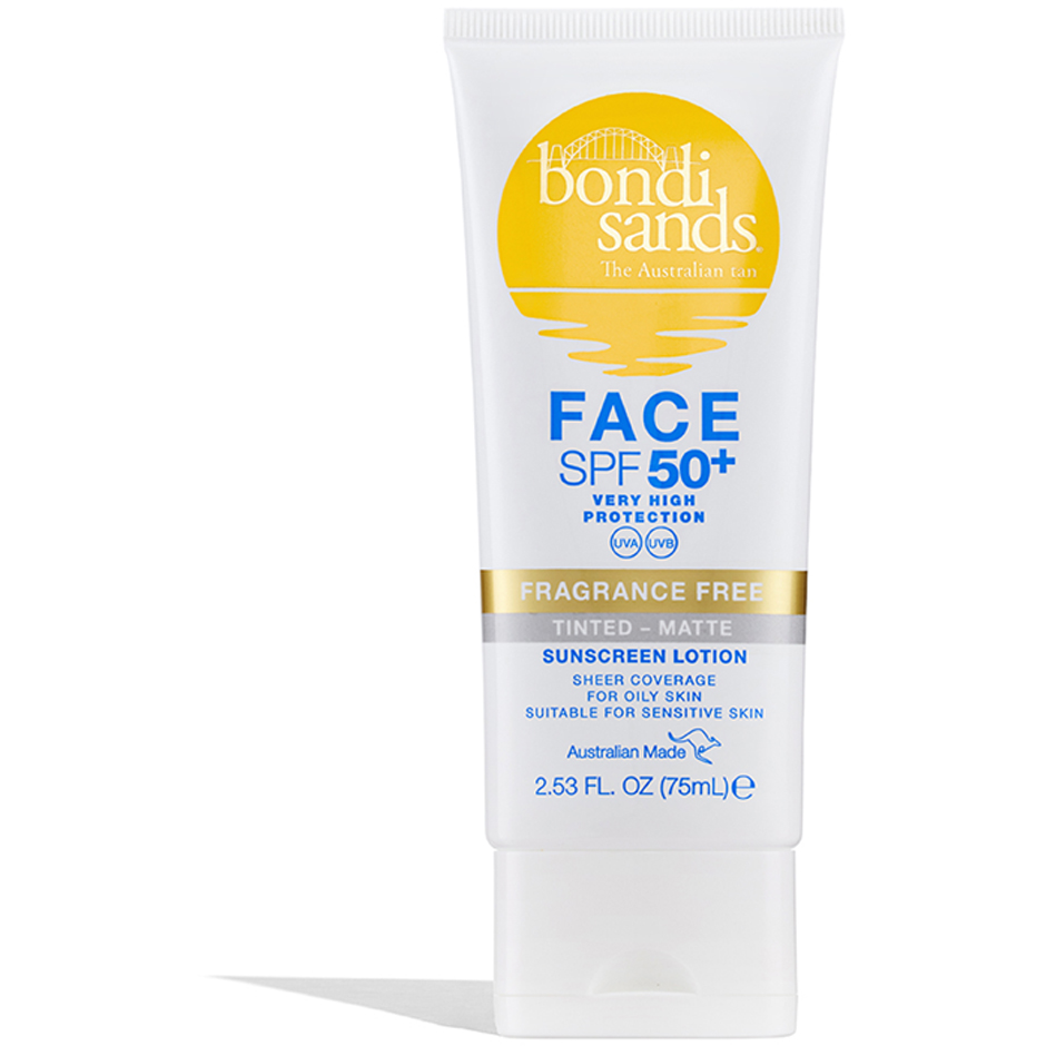 Bondi Sands SPF 50+ Matte Tinted Face Lotion 75 ml Hudpleie - Solprodukter - Selvbruning - Ansiktet