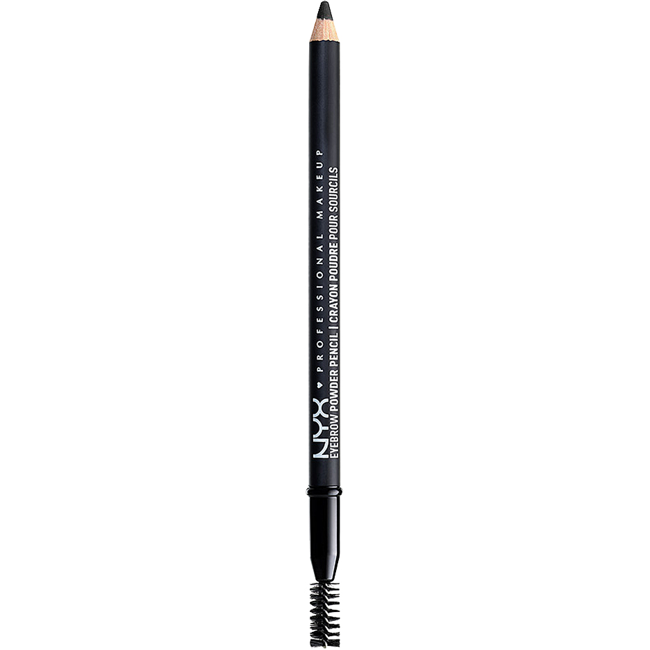 NYX Professional Makeup Eyebrow Powder Pencil Black - 1 g Sminke - Øyne - Øyenbryn - Øyenbrynspenn & Øyenbrynspudder