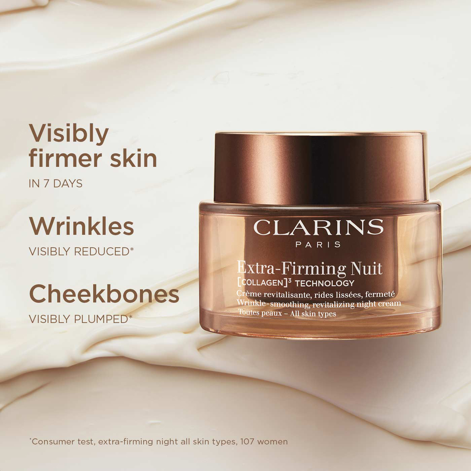 Extra-Firming Nuit Wrinkle-smoothing, revitalizing night cream All skin types