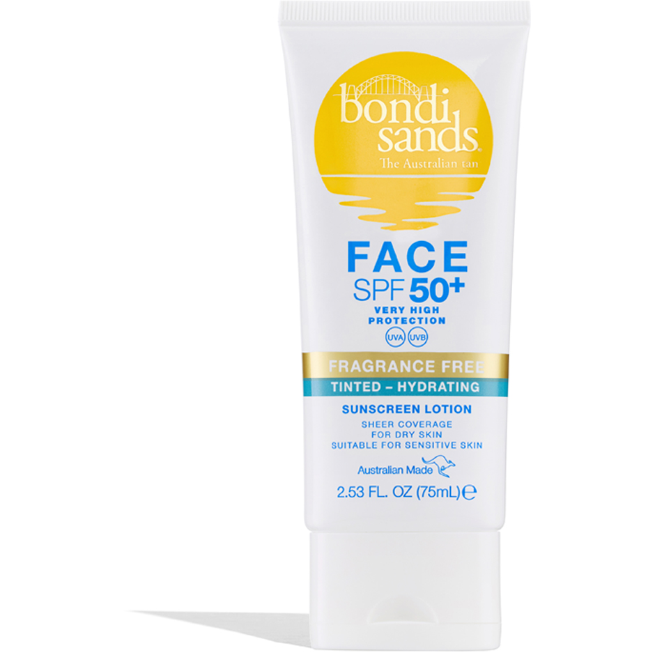 Bondi Sands SPF 50+ Hydrating Tinted Face Lotion 75 ml Hudpleie - Solprodukter - Selvbruning - Ansiktet