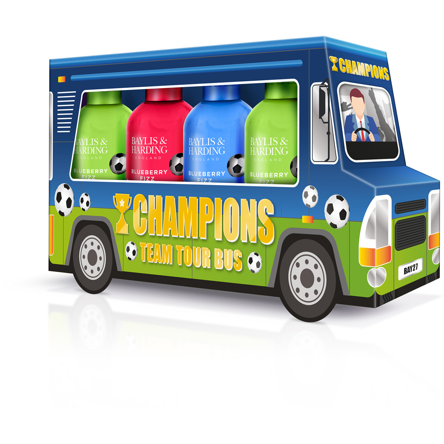 Football Bus Gift Set