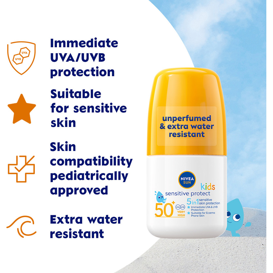 NSUN Kids Sensitive Roll-On SPF 50+