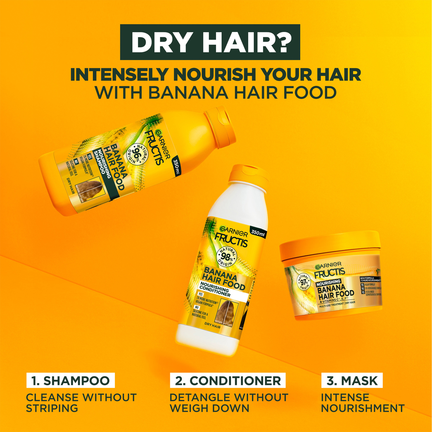 Fructis Hair Food Shampoo Banana