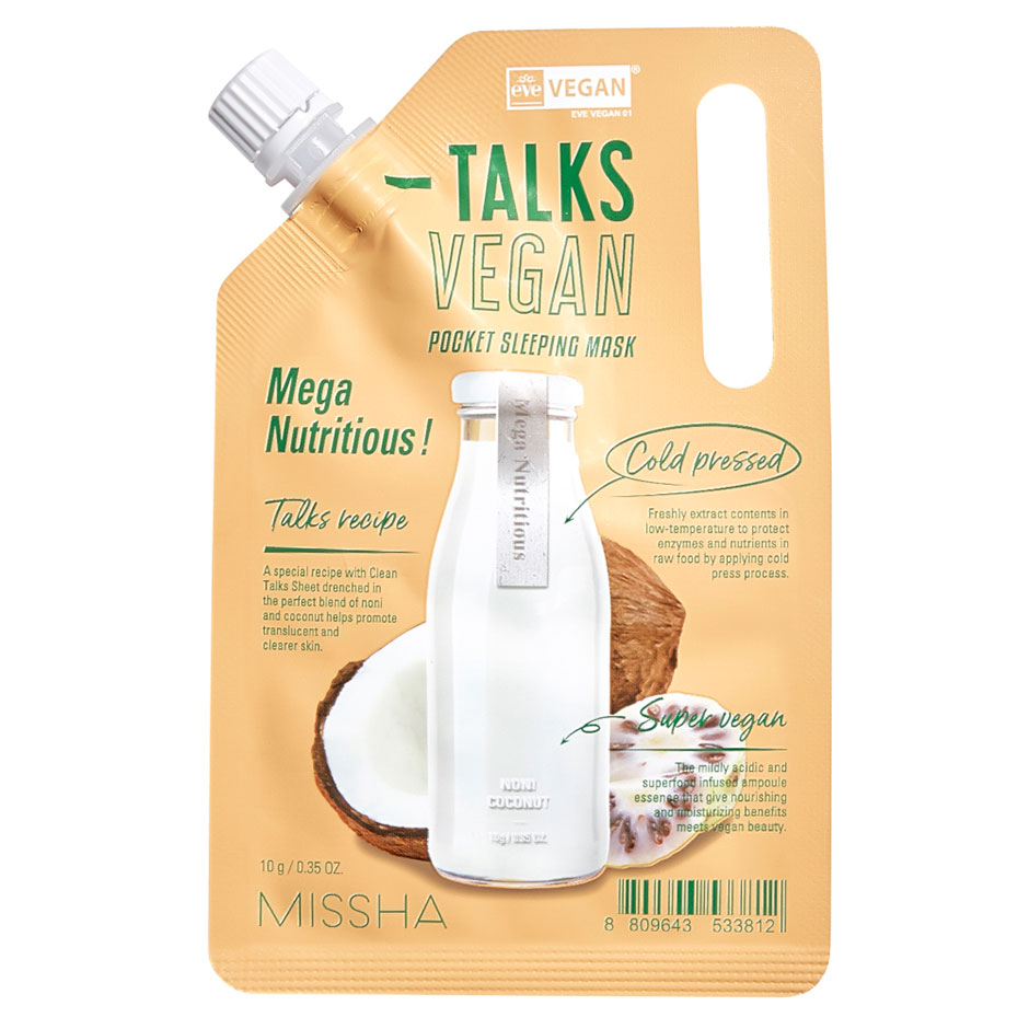 Talks Vegan Squeeze Pocket Sleeping Mask [Mega Nutritious]