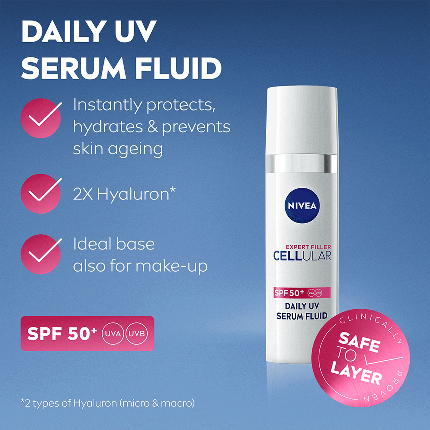 Cellular Expert Filler Daily UV Fluid SPF50