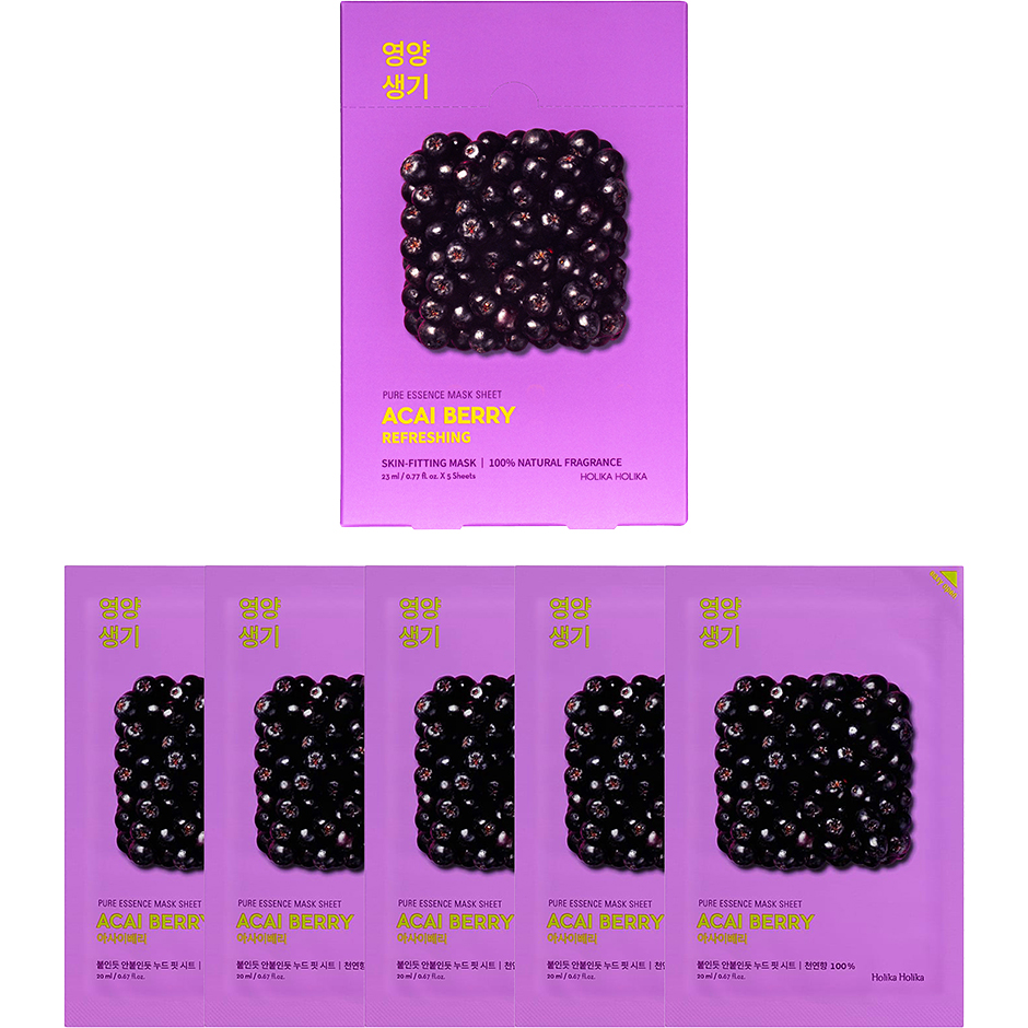 Pure Essence Mask Sheet Pack Acai Berry