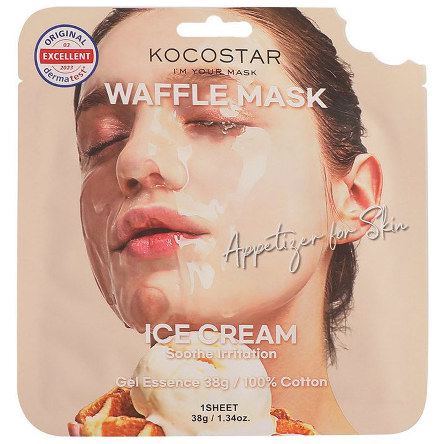 Waffle Mask Ice Cream