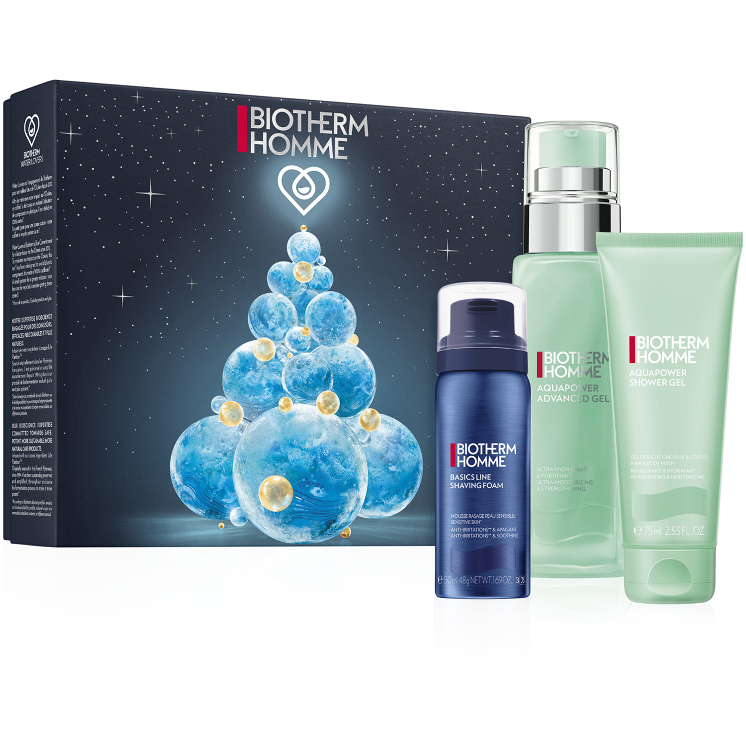 Homme Aquapower Routine Set