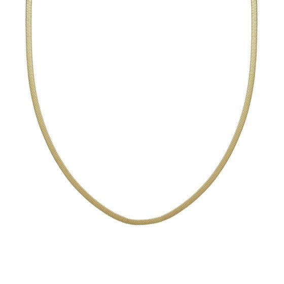 Chain Herringbone 45 cm Gold