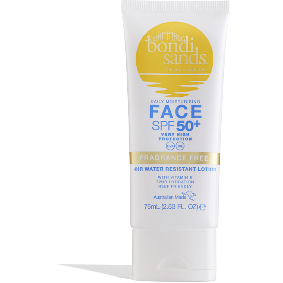 Bondi Sands SPF50+ Fragrance Free Daily Face Lotion 75 ml Hudpleie - Solprodukter - Solkrem - Solbeskyttelse til ansikt